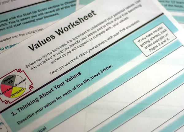 Printed Values Worksheet