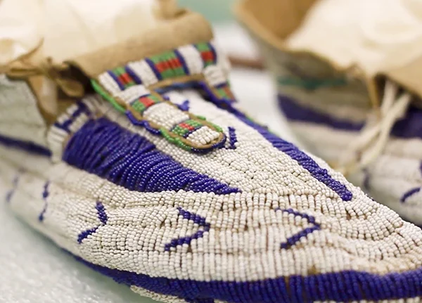 Beaded moccasins