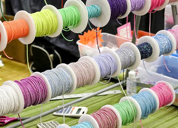 Spools of beads