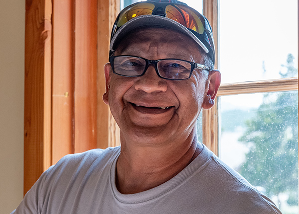 Man smiling at the camera