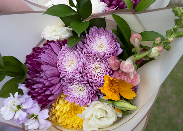 Colorful bouquet of flowers
