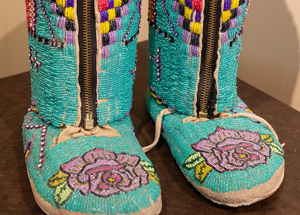 Beaded moccasins