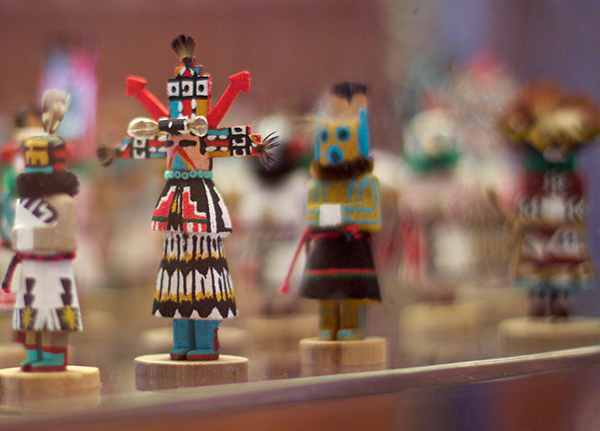 Tribal kachina figurines